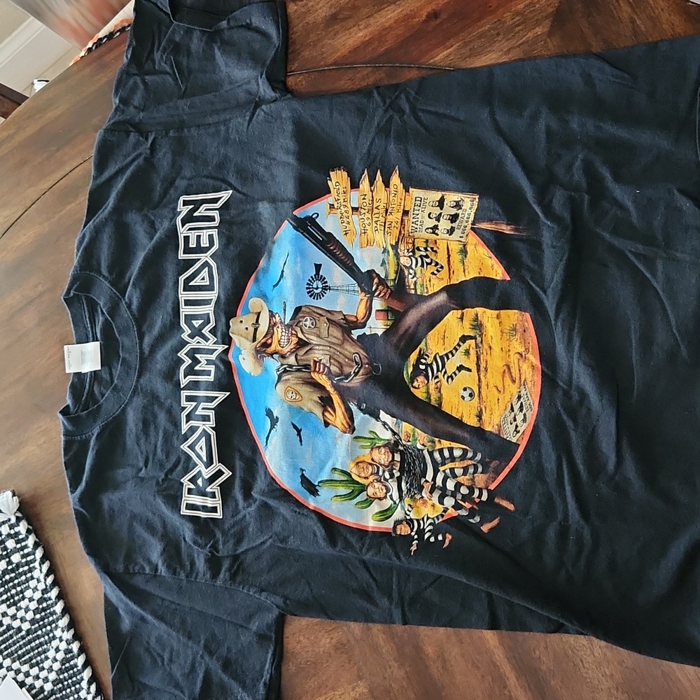 Iron Maiden exclusive Texas tour dates Tshirt medium